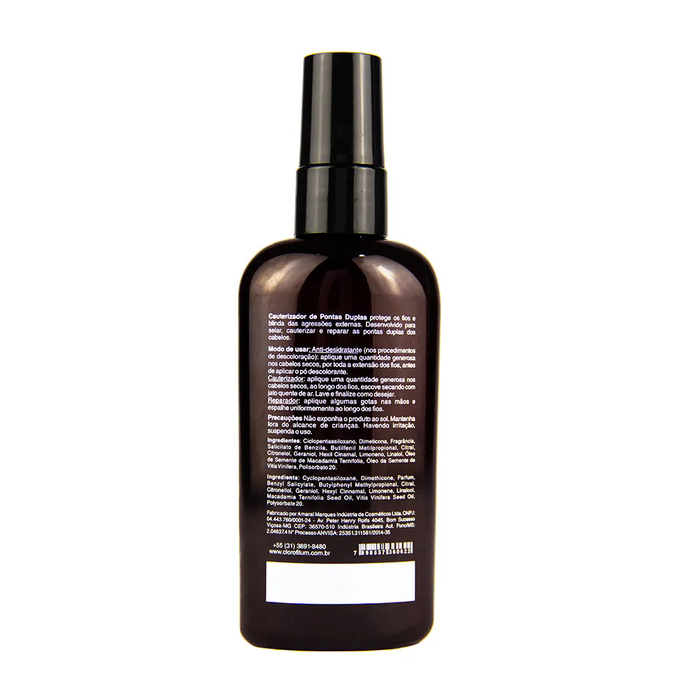 Cauterizador Capilar Óleo de Macadâmia de Óleo de Semente de Uva (100ml)