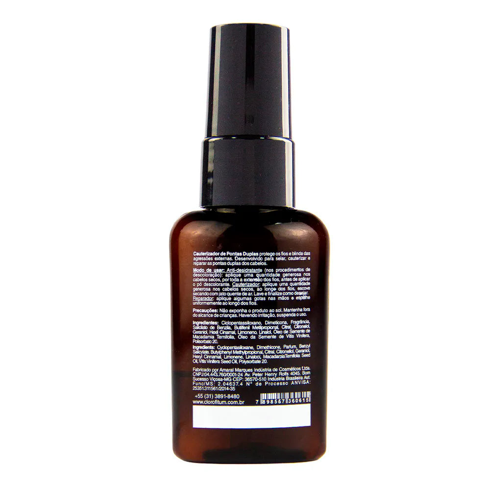 Cauterizador Capilar Óleo de Macadâmia de Óleo de Semente de Uva (35ml)