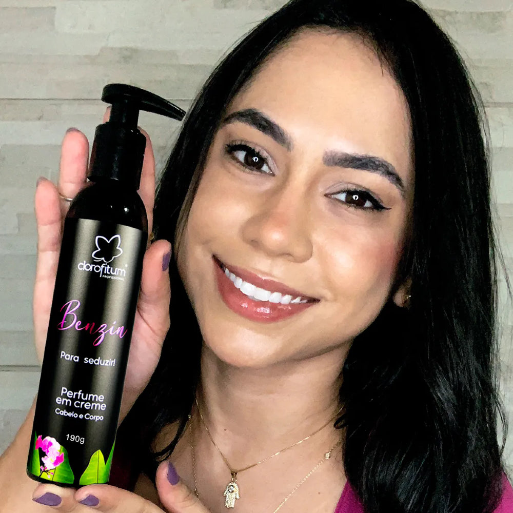 Hidratante Desodorante Perfume em Creme Cabelo e Corpo Benzin (190g)