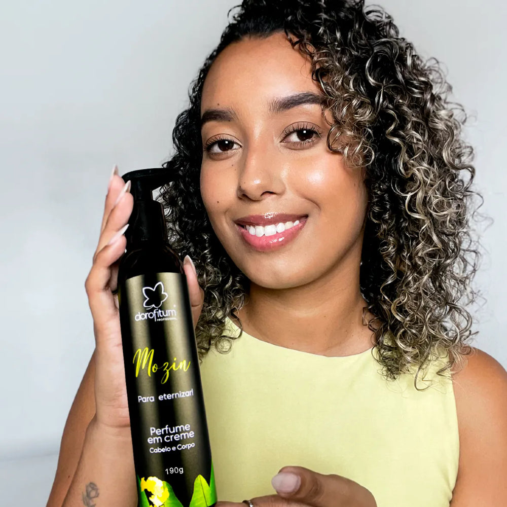 Hidratante Desodorante Perfume em Creme Cabelo e Corpo Mozin (190g)