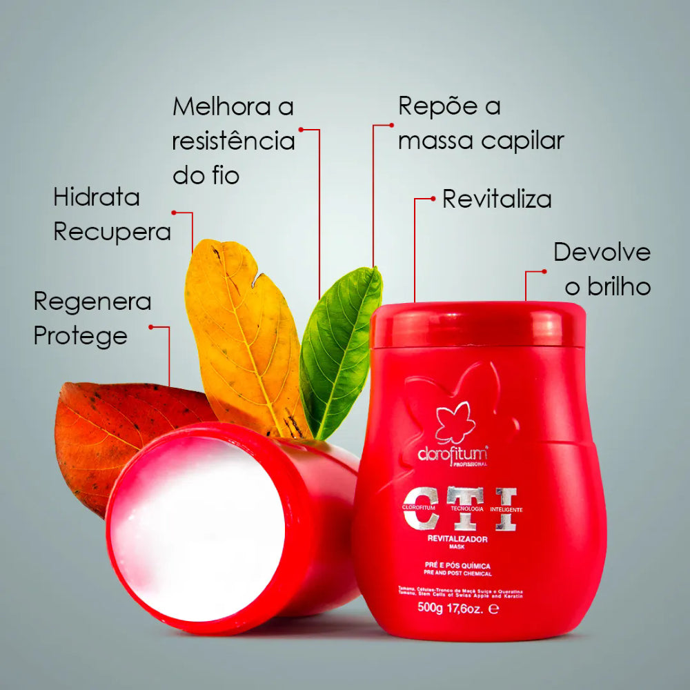CTI Pré e Pós Química Revitalizador Mask 500g